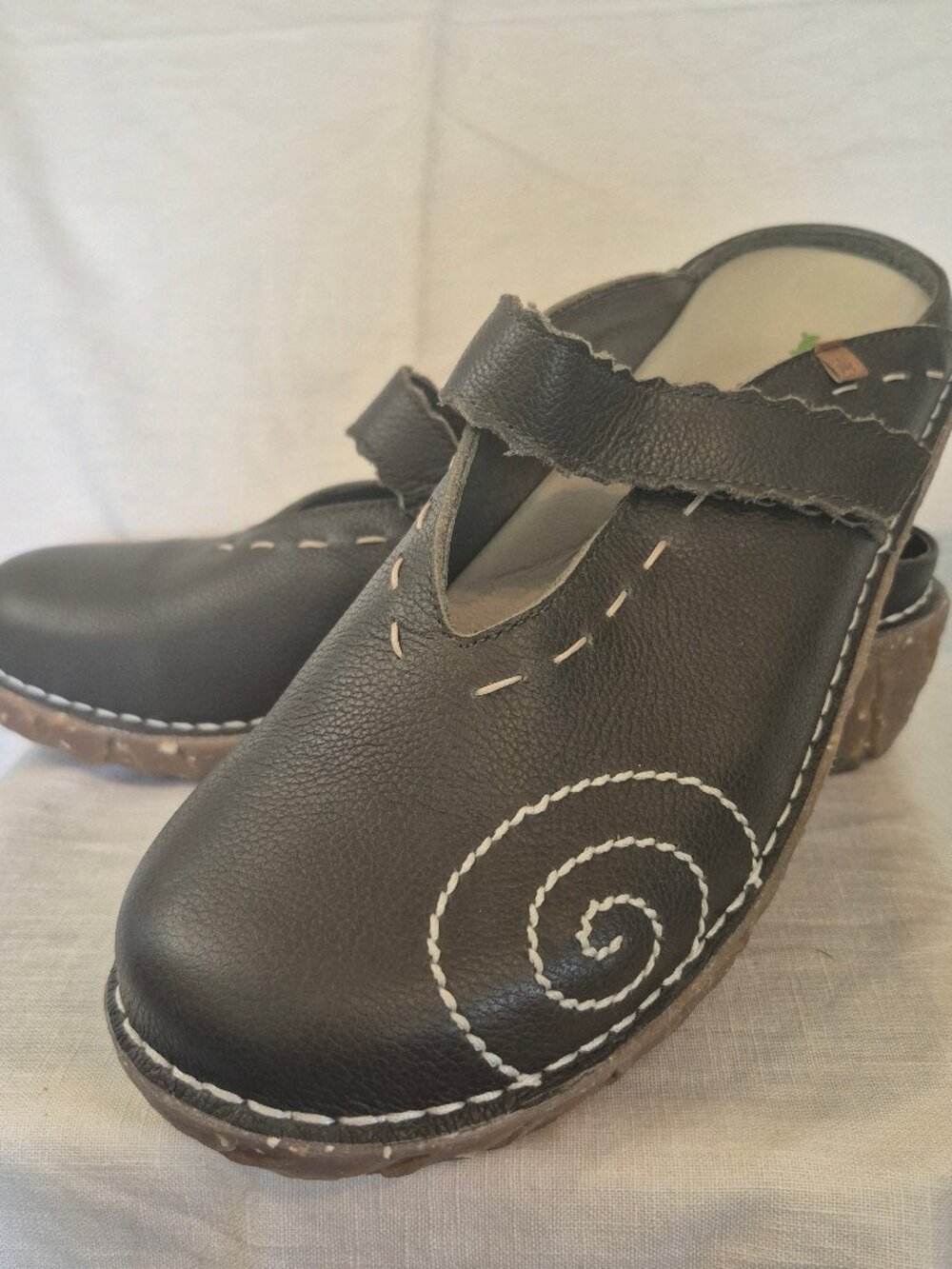 El Naturalista Yggdrasil Women 40 Clog Leather Mori Kei Naturecore Lagenlook
